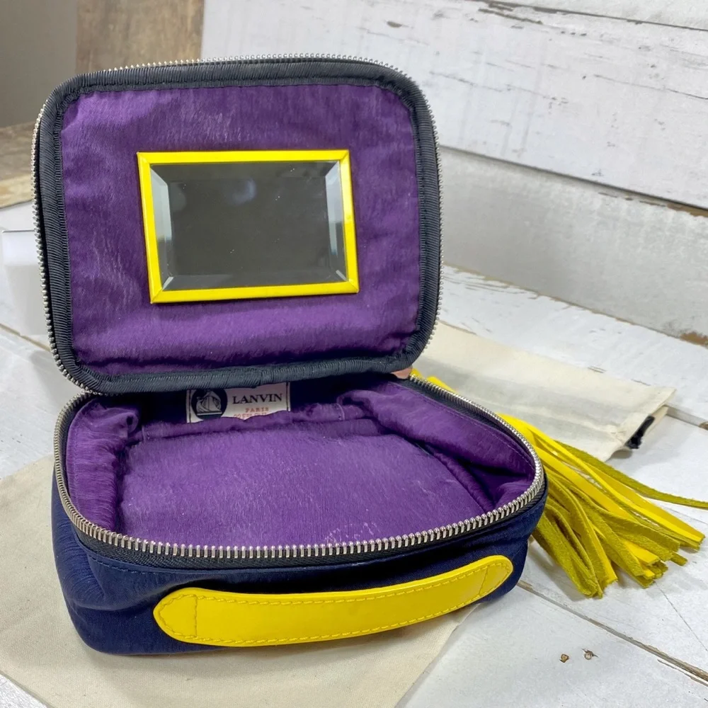 Lanvin Rare Tasseled Cosmetic Bag